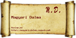 Magyari Dalma névjegykártya